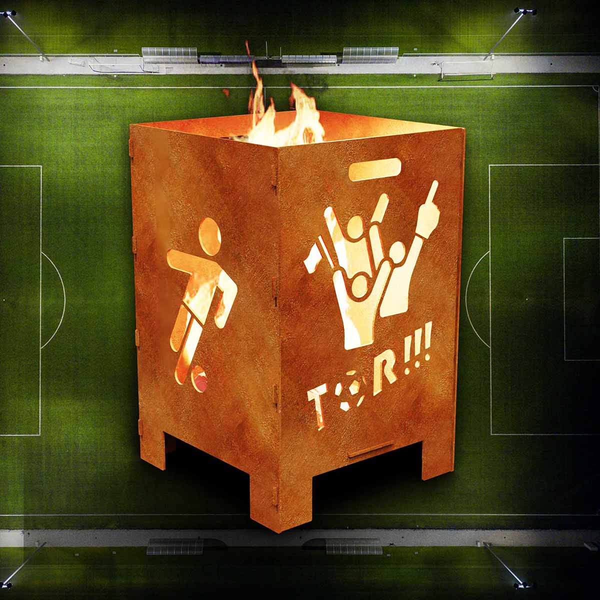 4 Feuerkörbe für die EM 2024 Ratgeber Feuerkorb Fußball